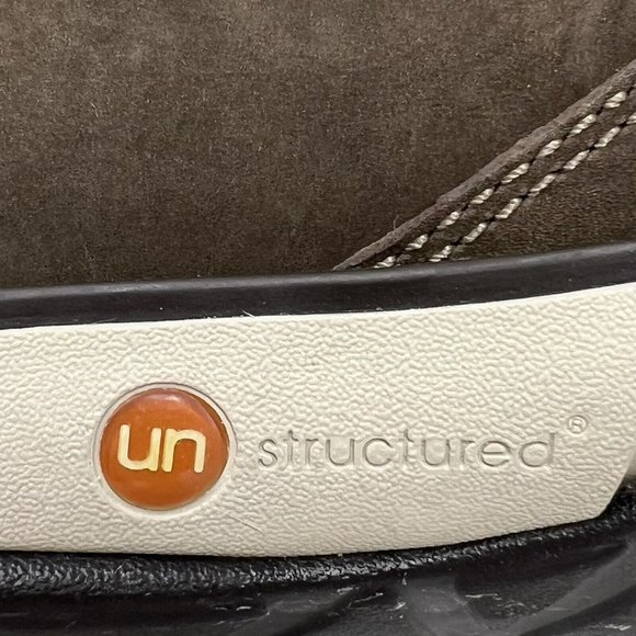 Clarks UnStructured Brown Leather Mesh Lace Up Shoes Men's 10M 33628 EUC - Picture 8 of 11